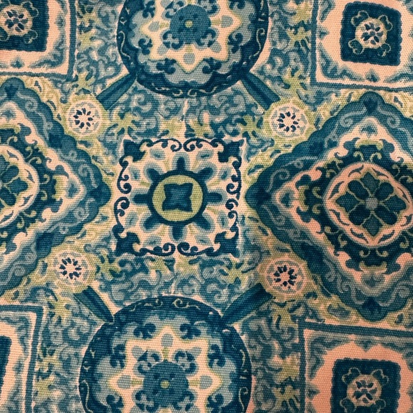 TALBOTS CANVAS COTTON A-LINE SKIRT - MEDALLIONS - Picture 5 of 5